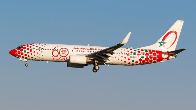 CN-RGV:Boeing 737-800:Royal Air Maroc